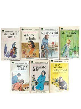Set Of 7 Pyramid Willow Books 1960s Vintage Erdman Medearis Bialk Duncan